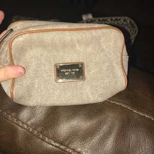 Michael Kors Corduroy makeup bag